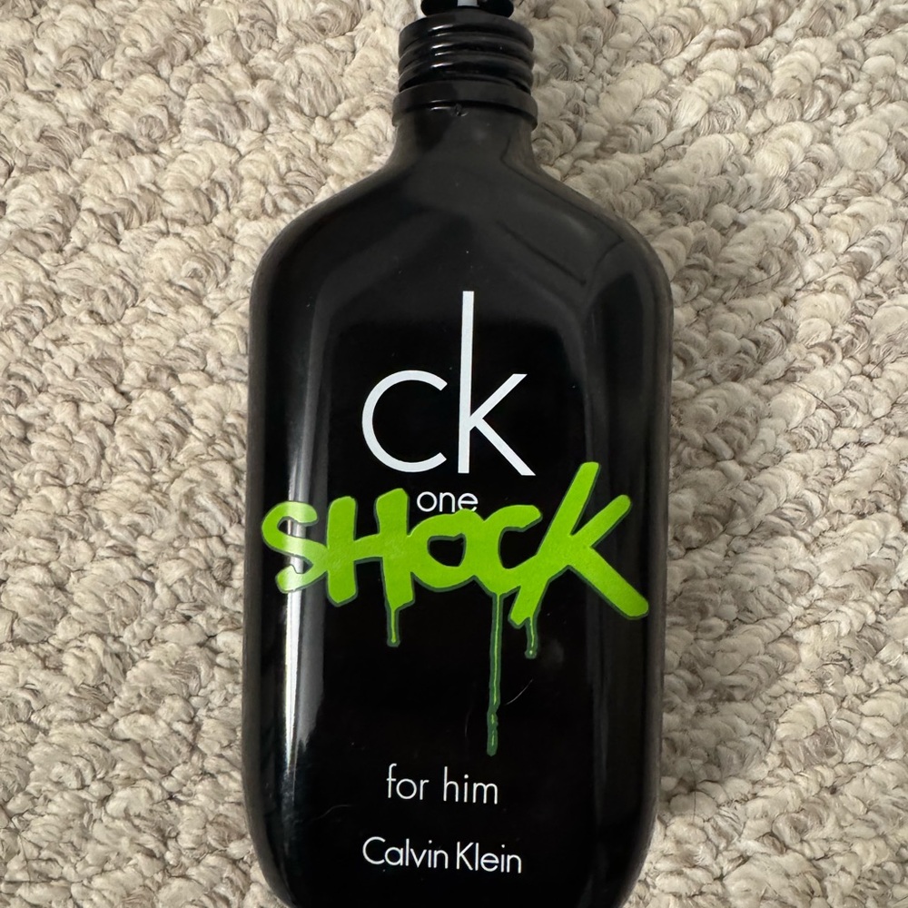 Calvin Klein Shock for Him Black and Green Bottle